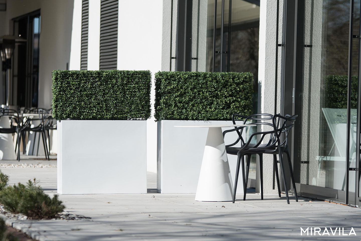 Vaso In Ceramica Bianca Geometrico 22,6 Cm | Design Moderno Bohémien Per Fiori Freschi E Secchi | Decorazione Casa E Ufficio