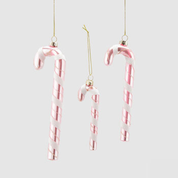 Sladkorna Palica Steklo Set 3(H-20+17+12Cm)