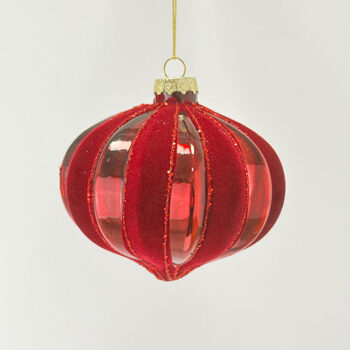 Lopta Trottola Velvet Burgundy10 cm