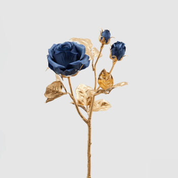 Rosa Blu-Oro X 3 H-50 Cm