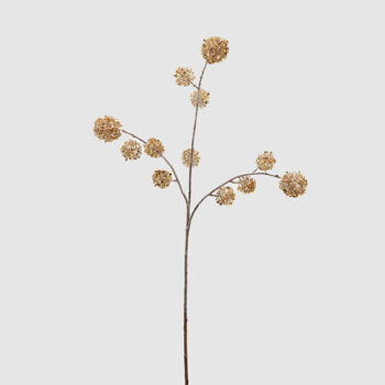 Pompom Pailletes Veja H-80 Cm Oro