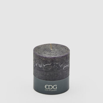 Svijeća Rustic Mocc. H-11,D-10 Cm Crna