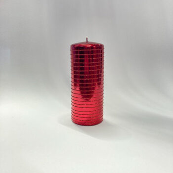 Svijeća Andalo Lustro Mocc. H-9.D-7 Cm Crvena