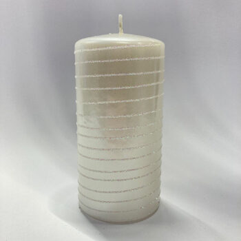 Sveča Andalo Lustro Mocc.H-13,D7 Cm Bela