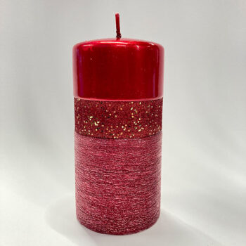 Candela Queen Mocc.H-13,D-7 Cm Rossa