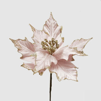 Božićna Zvezda Baršun Glitter Pik