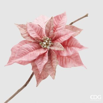 Stella di Natale Bell / Clip D-33 Cm Rosa