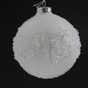 Krogla steklo zaledenela