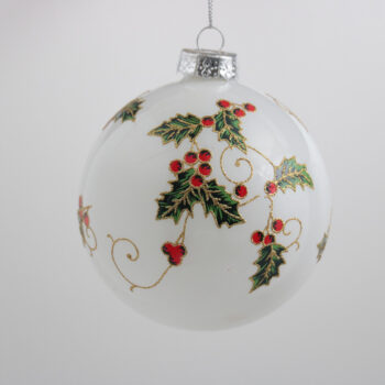 Alternative view of Krogla steklo agrifoglia d-10 cm