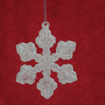 Obesek ledena snežinka d-10 cm